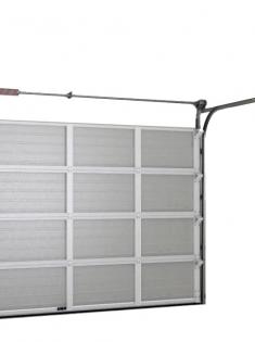 Ворота гаражные секционные из стальных однослойных панелей RSD02-SLP (2000x1800)